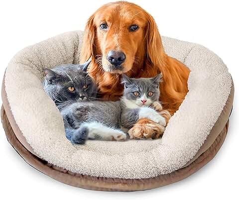 Electric Heated Pet Bed for Dogs and Cats