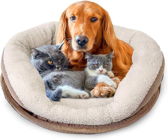 Electric Heated Pet Bed for Dogs and Cats