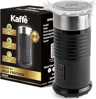 4-in-1 Electric Milk Frother and Steamer for Warm and Cold Milk