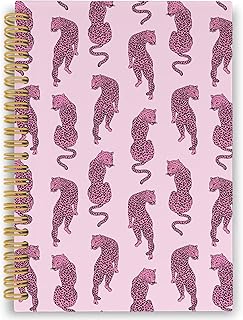 Pink Leopard Spiral Notebook for Writing