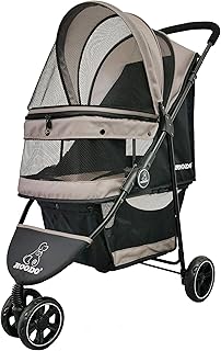 Lightweight 3-Wheel Pet Stroller for Small and Medium Dogs and Cats