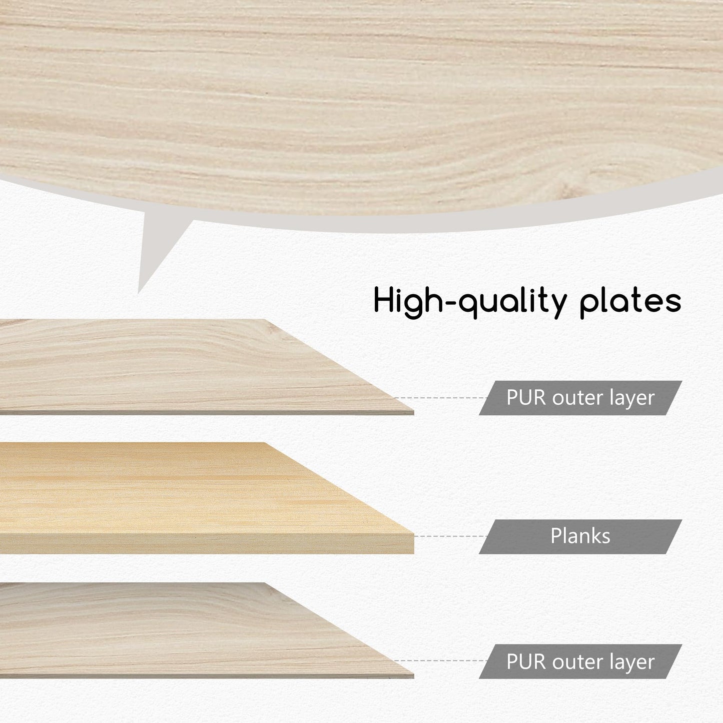 Adjustable Wooden Desk Organizer and Shelf