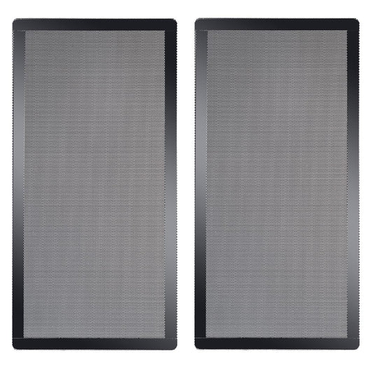 Black 280mm x 140mm Dust Filter Cover Set