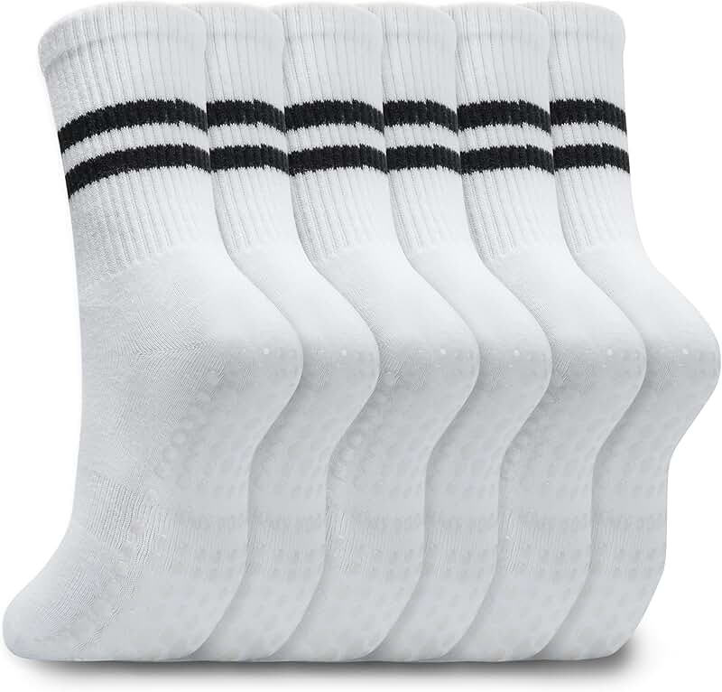 Women’s Non-Slip Pilates Socks for Yoga and Workout