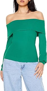 Women's Fitted Off-Shoulder Sweater