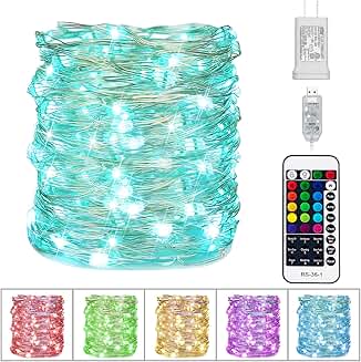 33 ft Color Changing Fairy String Lights with Remote and Timer