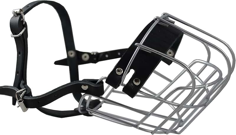 Dog Muzzle for Rottweiler Female, 14" Circumference