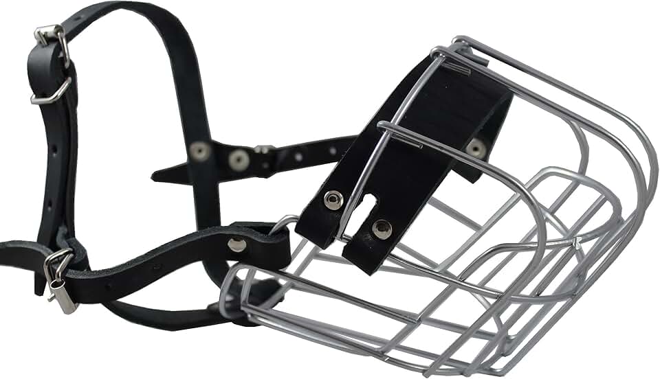 Dog Muzzle for Rottweiler Female, 14" Circumference