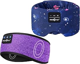 Wireless Sleep Mask with Headphones and Adjustable Band
