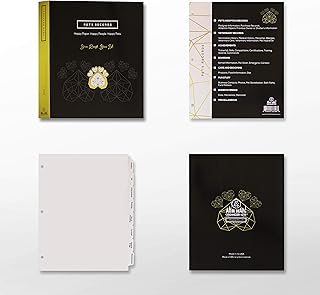 Organizer Kit for Pet Records with Index Tabs