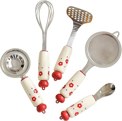 5-Piece Stainless Steel Kitchen Utensil Set