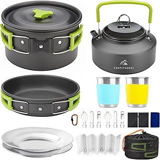 19-Piece Lightweight Camping Cookware Set