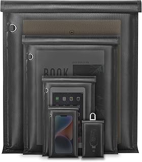 Large Faraday Bags Pack for Phones, Tablets, Keys