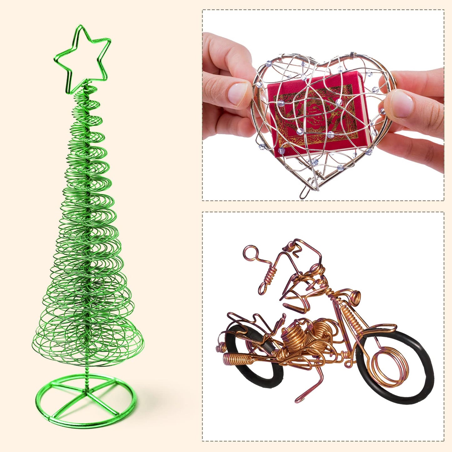 Multi-Colored Aluminum Jewelry Wire for Craft and Beading
