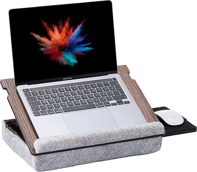 Adjustable Cushion Lap Desk for Laptop and Work