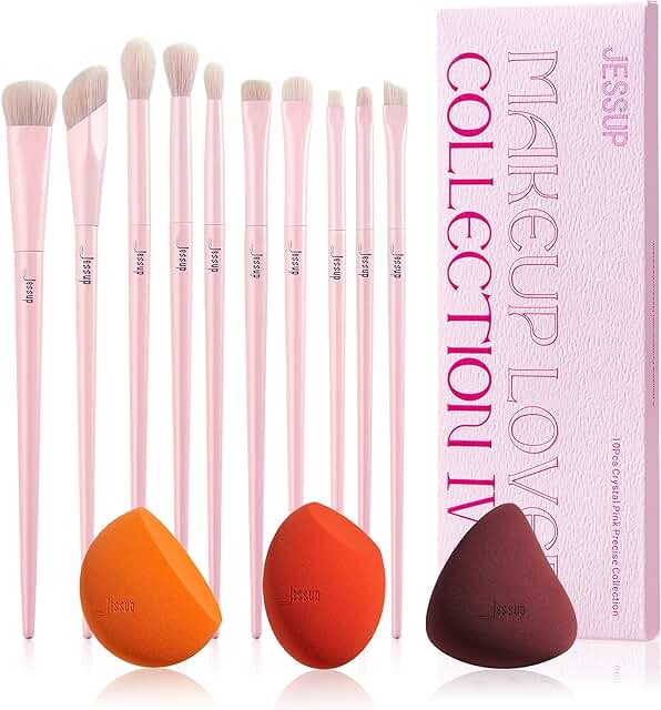Eyeshadow and Makeup Sponge Brush Set