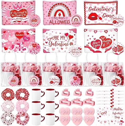 Galentine's Day Gift Set with Accessories and Cards