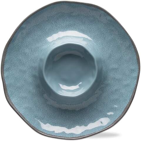 15x15 inch Cracked Glazed Melamine Serveware