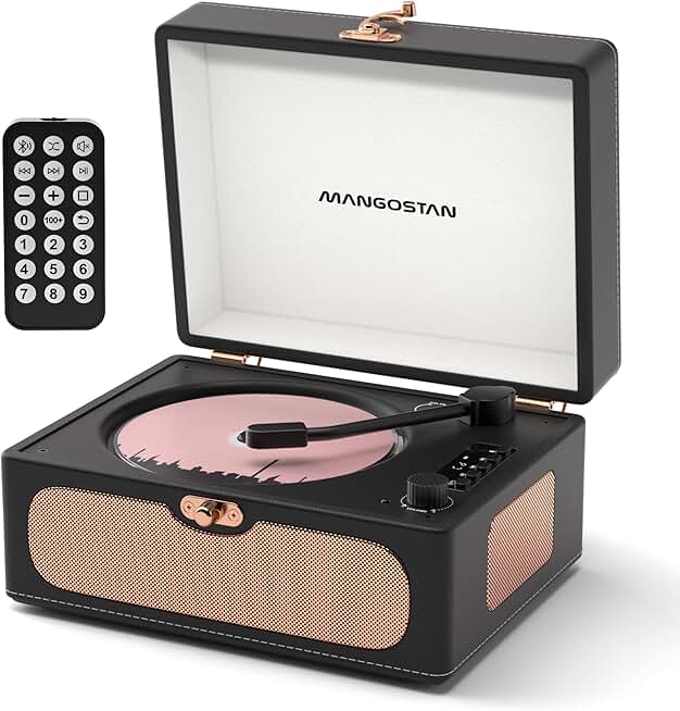 Portable CD Player with Speakers and Bluetooth