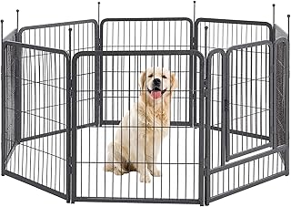 Dog Playpen, 32" High, 8 Panels for Outdoor and Indoor Use