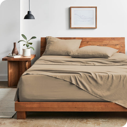 Sandwashed King Sheet Set  Premium 1800 Ultra-Soft Microfiber King Bed Sheets  Incredible Softness  Deep Pocket  Bedding Sheets  Pillowcases King, Sandwashed Pebble Beach)