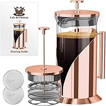 34oz Stainless Steel French Press for Coffee and Tea
