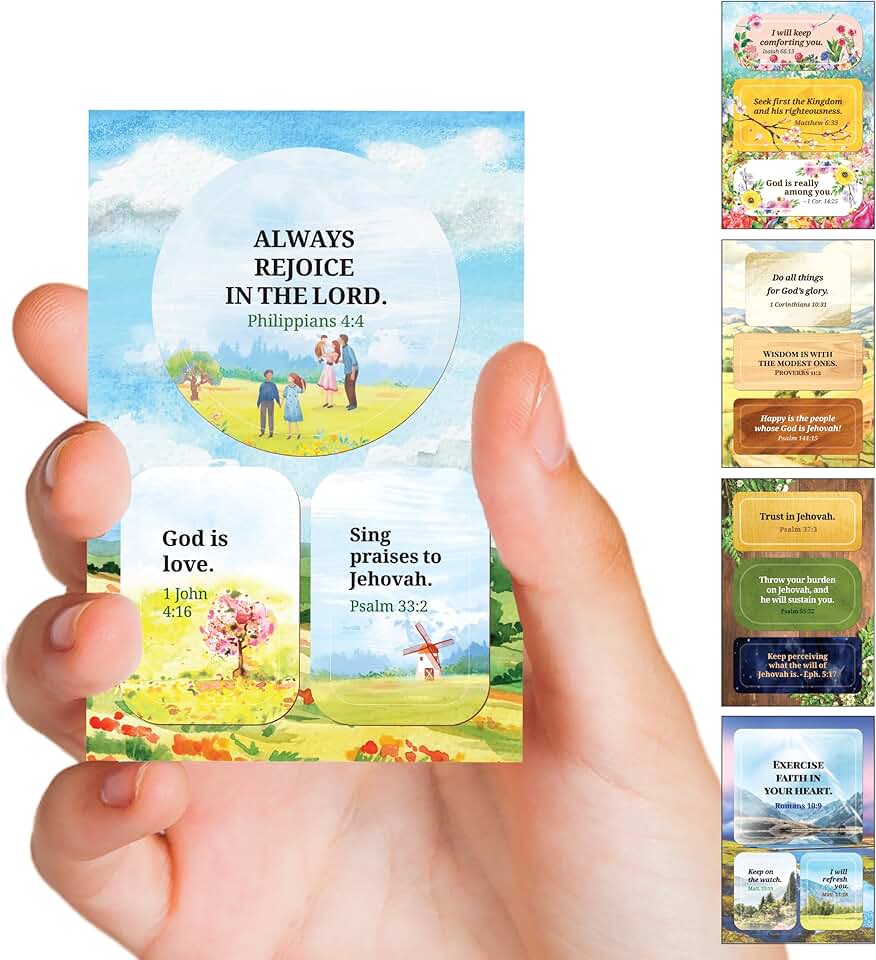 24 Pack Bible Verse Stickers for Gifts and Notes
