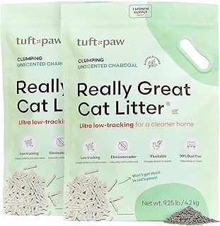 Really Great Cat Litter, Low Tracking, Clumping, Flushable, Odor Control, Dust-Free, Unscented