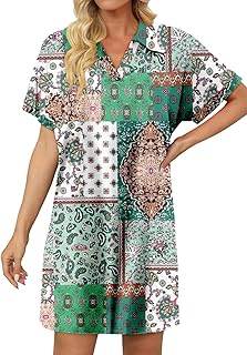 Women's Casual Short Sleeve Summer T-Shirt Dress