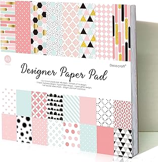 48 Sheets of 12x12 Pink Scrapbooking Paper Pack