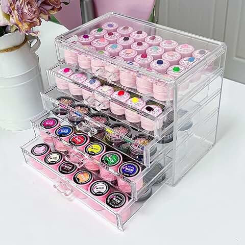 Five-Tier Nail Art and Jewelry Storage Box