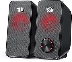 2.0 Channel Desktop Computer Speaker with Backlight and Clear Sound
