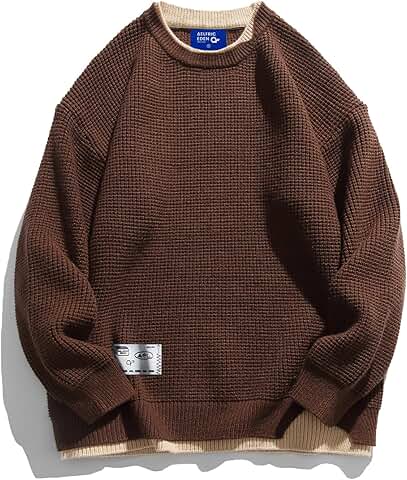 Men's Oversized Casual Soft Pullover Sweater