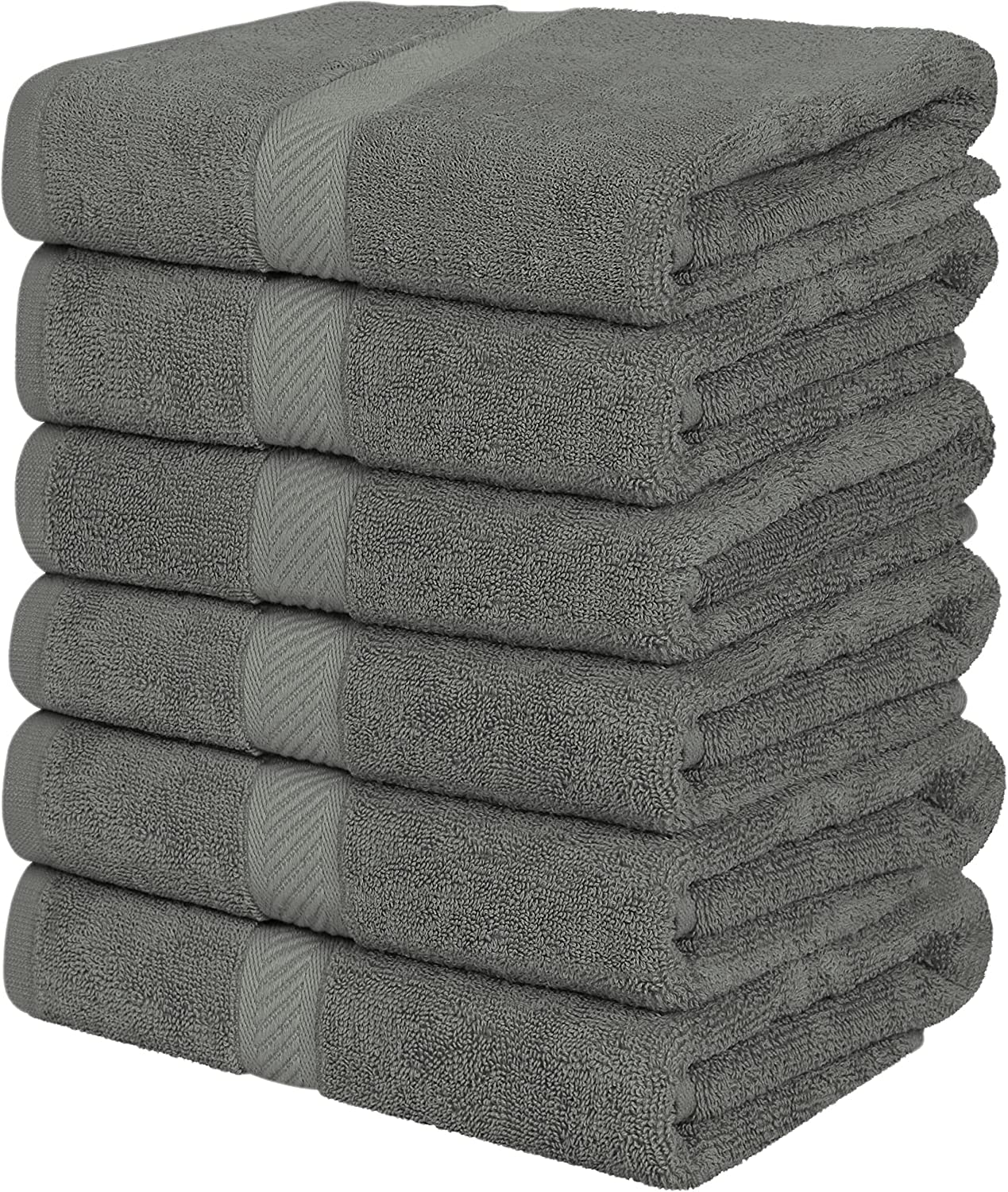 Si pli- agic 79403 Bath Towels, Gray, 24x46 Inches Towels for Pool, Spa, and Gy Lightweight and hly Absorbent Quick Drying Towels