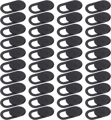 Set of 40 ultra-thin camera privacy covers for laptops and phones