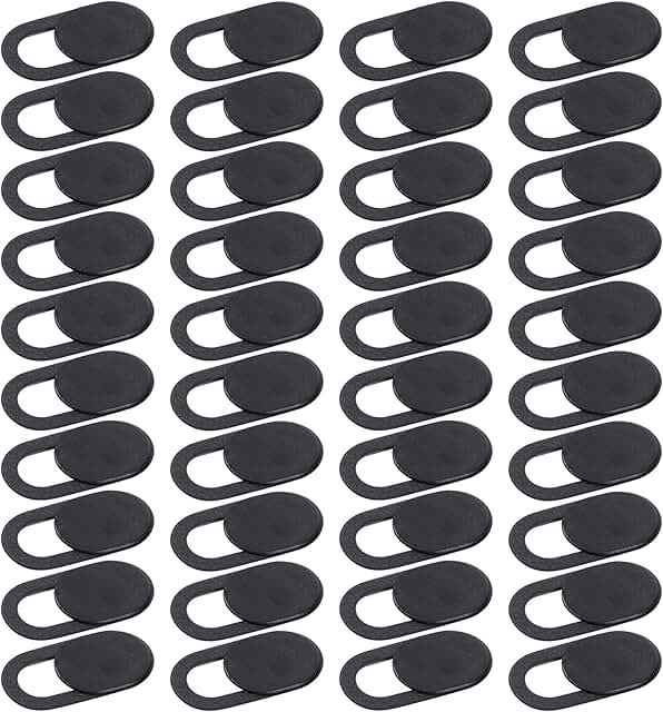 Set of 40 ultra-thin camera privacy covers for laptops and phones