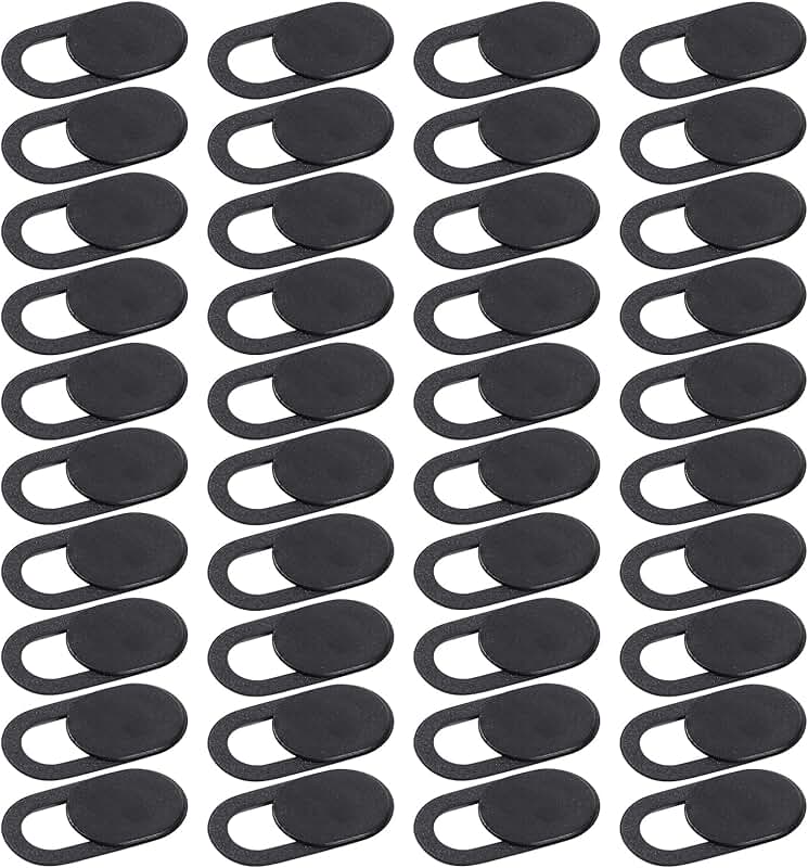 Set of 40 ultra-thin camera privacy covers for laptops and phones
