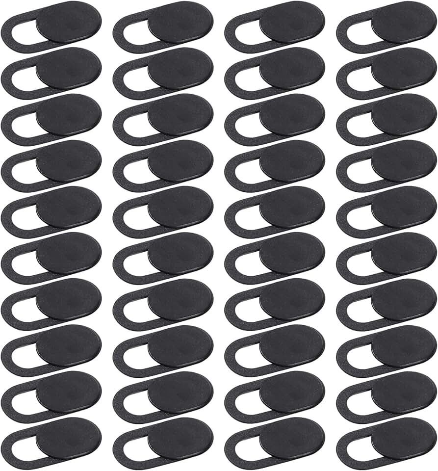Set of 40 ultra-thin camera privacy covers for laptops and phones