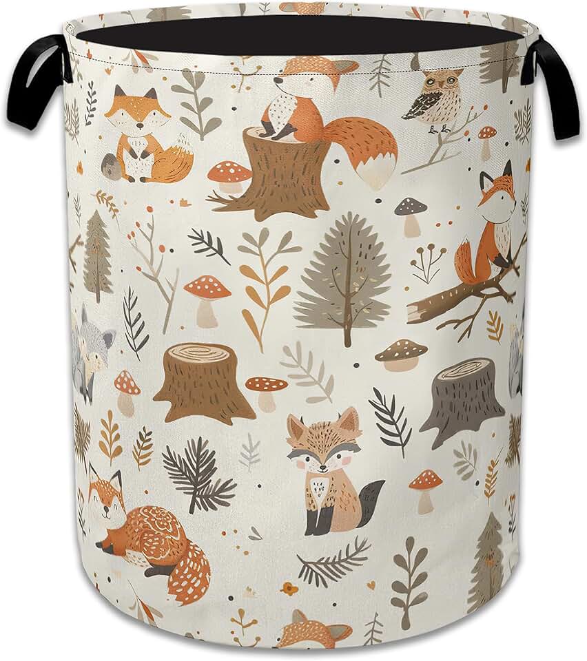 Collapsible Oxford Cloth Laundry Basket 16" x 20.8"