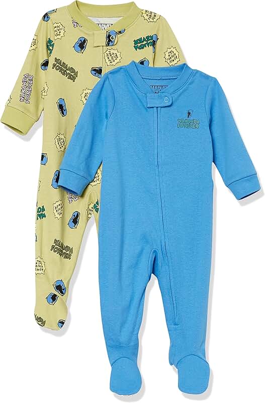 Toddler and Baby Boys' Cotton Pajama Sets in Multipacks