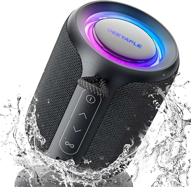 Wireless Waterproof Bluetooth Speaker with Lights