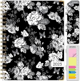 2023 Hardcover Planner with Bookmark and Sticky Notes