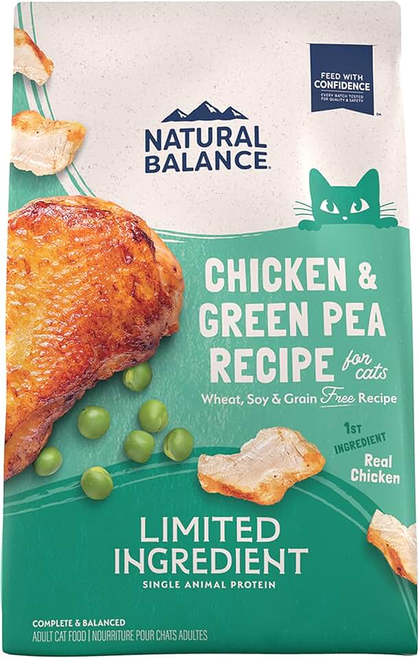 Limited Ingredient Grain-Free Dry Cat Food with Chicken and Green Pea