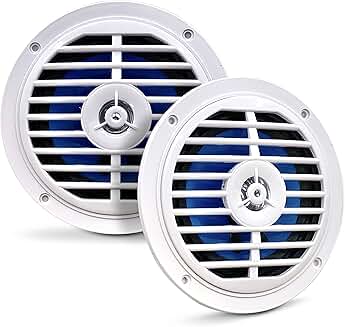 Pair of 5.25-inch waterproof marine speakers