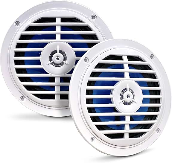 Pair of 5.25-inch waterproof marine speakers