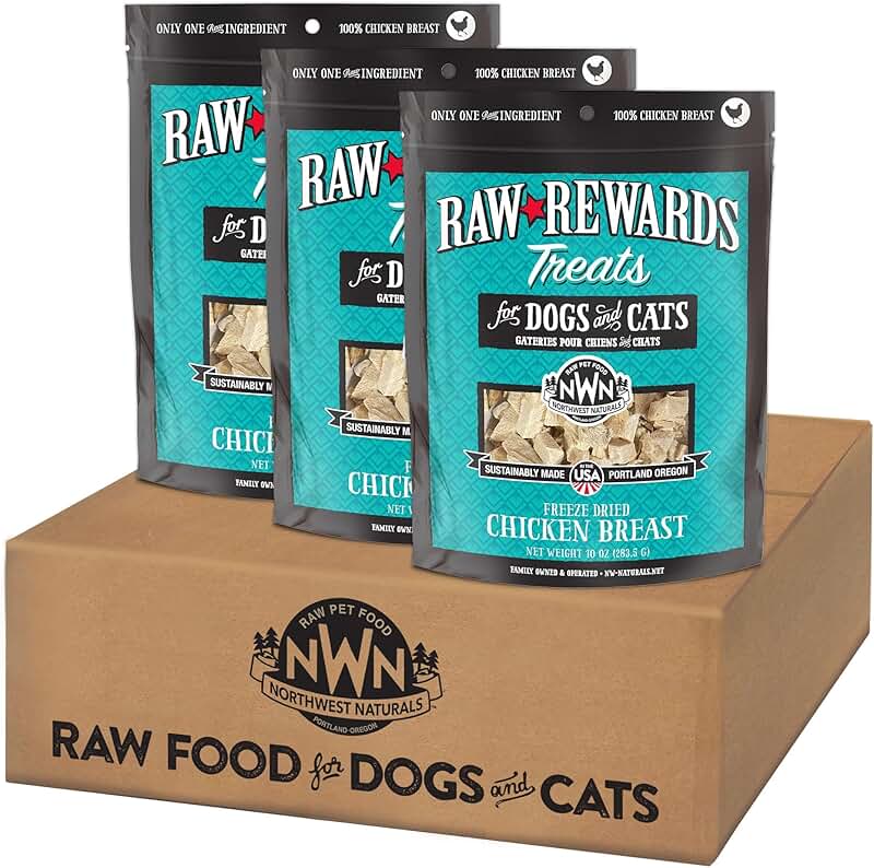 Natural Freeze-Dried Chicken Treats for Dogs and Cats