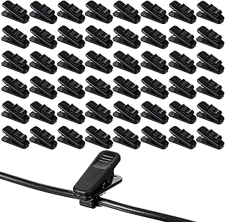 48-Piece Earphone Wire Clip Set
