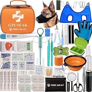Dog First Aid Kit for Emergencies and Grooming
