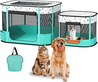 Foldable Cat and Dog Playpen for Indoor and Outdoor Use