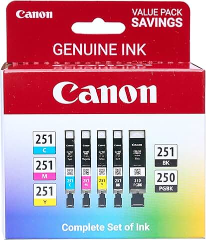 5-Color Ink Cartridge Pack